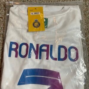 Al-Nassr 2023/2024 white Ronaldo #7 Away Jersey Men- Size Small